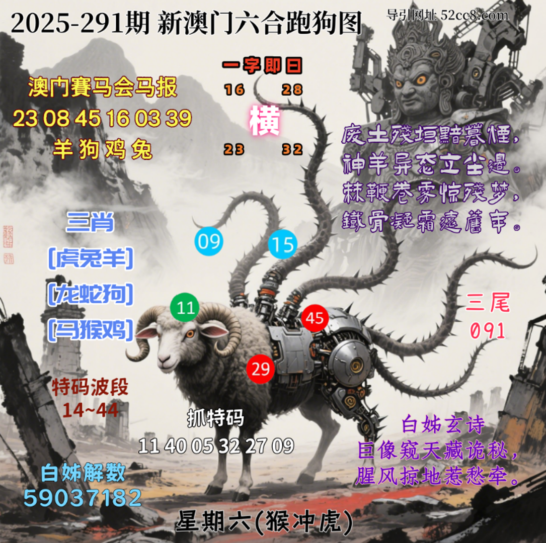 新澳门六合跑马图291期