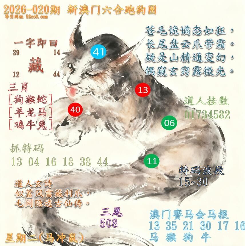 新澳门六合跑马图020期