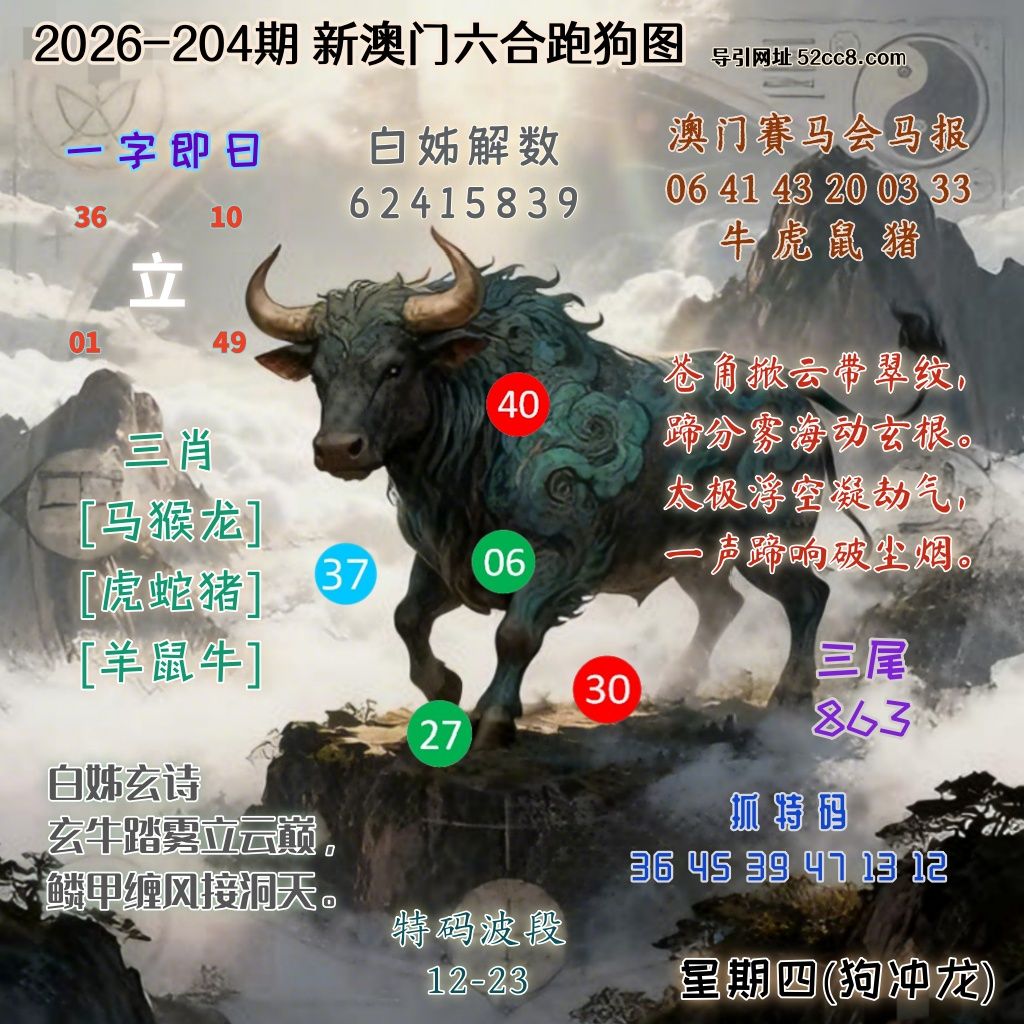 新澳门六合跑马图204期