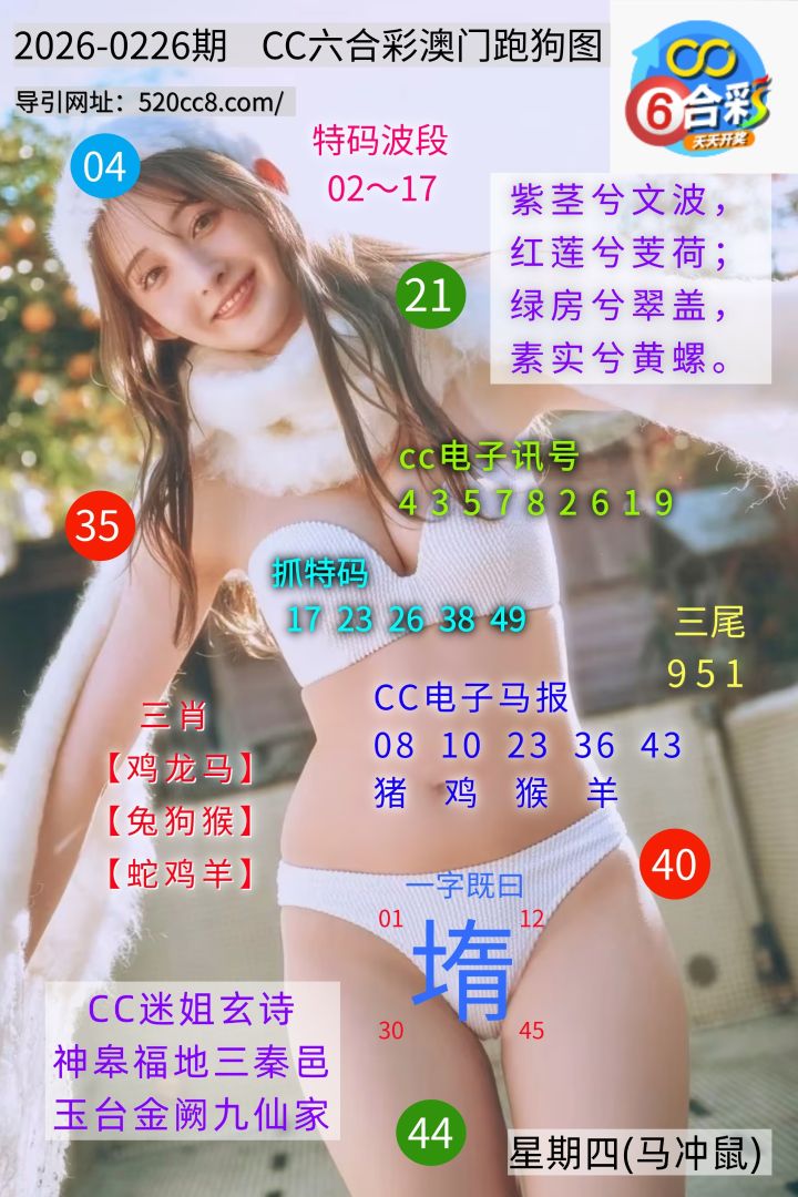 CC六合澳门跑马图0226期